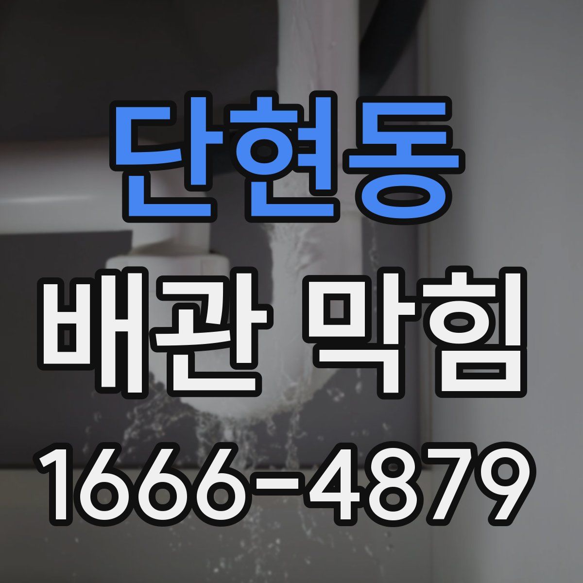 단현동 배관 막힘