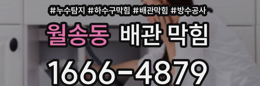 월송동 배관 막힘