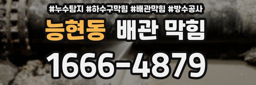 능현동 배관 막힘