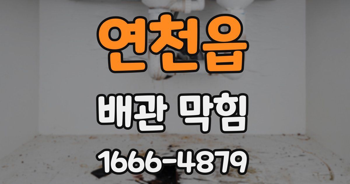 연천읍 배관 막힘