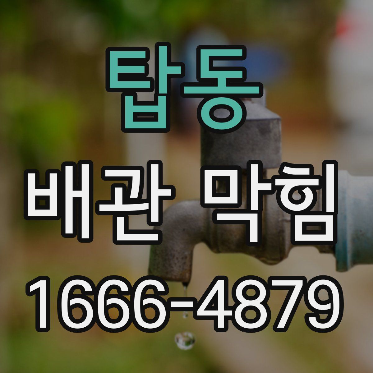탑동 배관 막힘