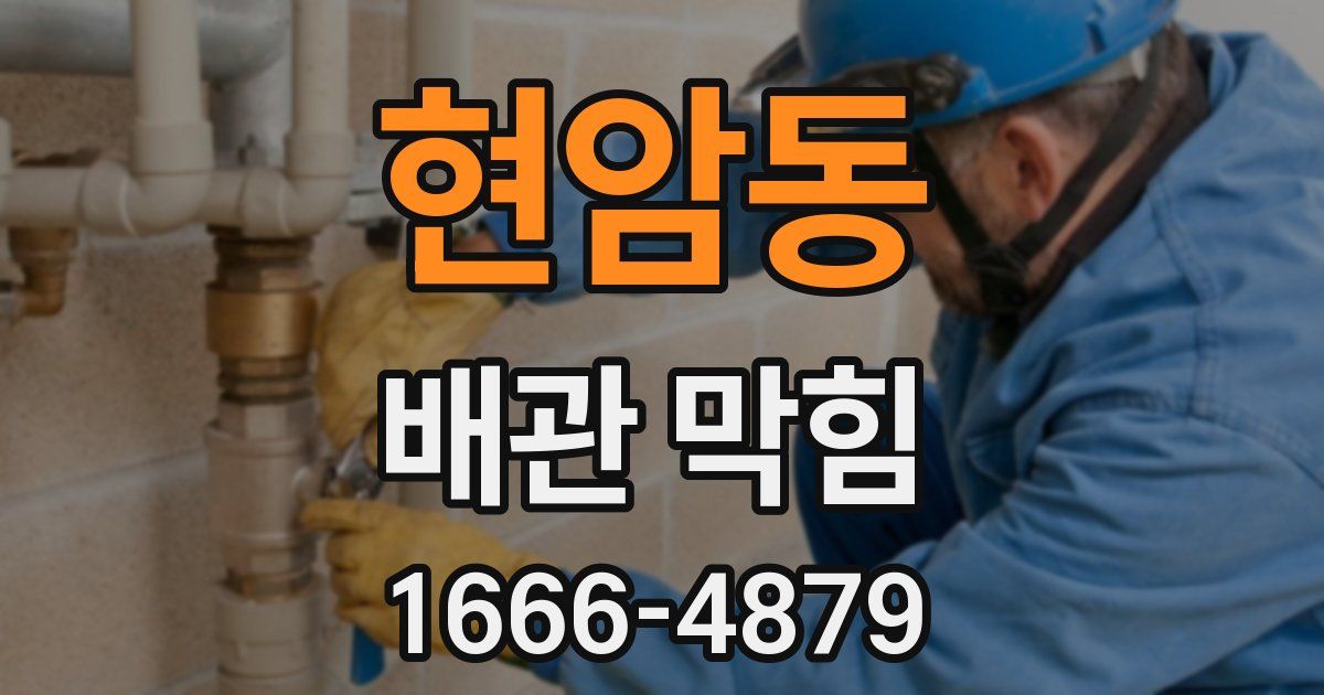 현암동 배관 막힘