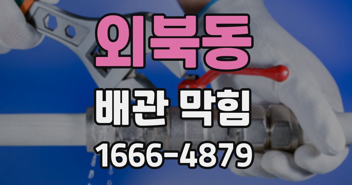 외북동 배관 막힘