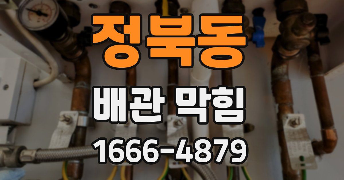 정북동 배관 막힘