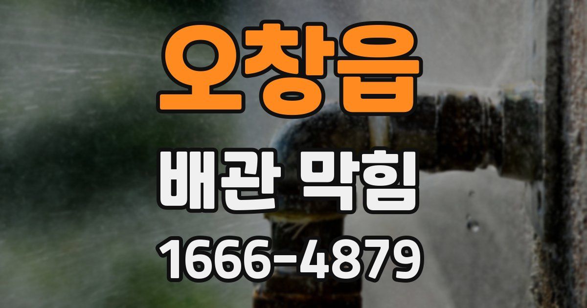 오창읍 배관 막힘