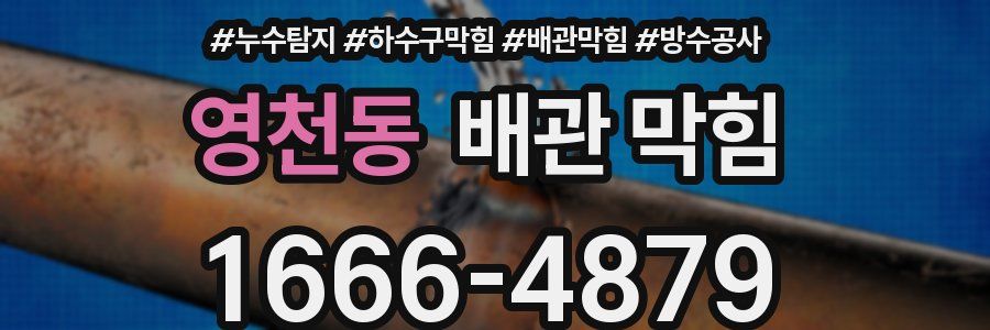 영천동 배관 막힘