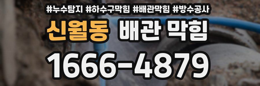신월동 배관 막힘