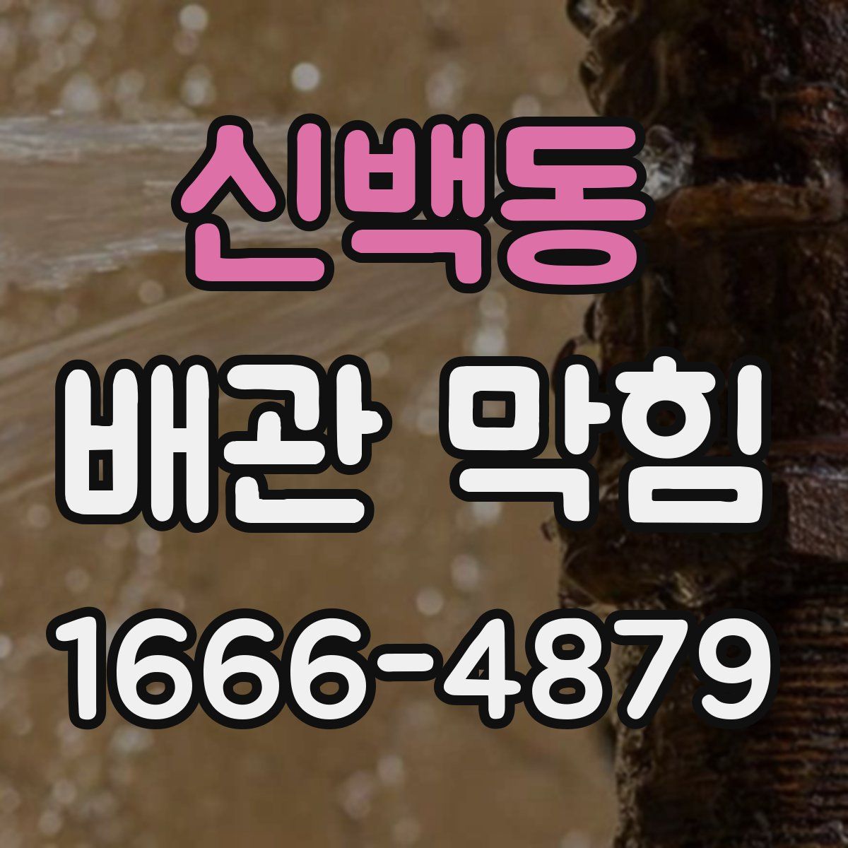 신백동 배관 막힘