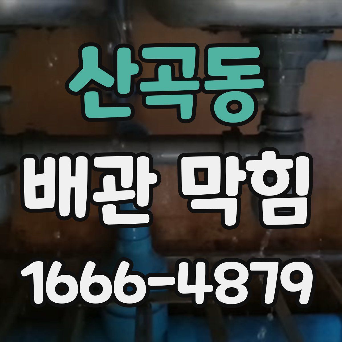 산곡동 배관 막힘
