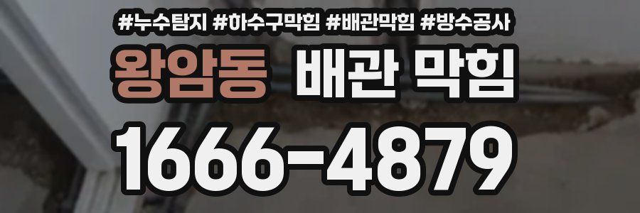 왕암동 배관 막힘