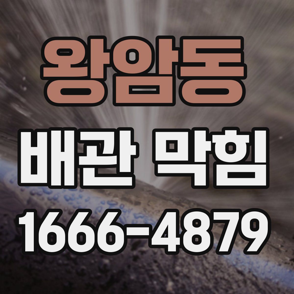 왕암동 배관 막힘
