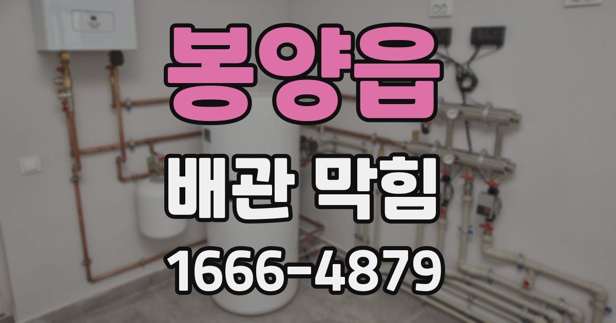 봉양읍 배관 막힘