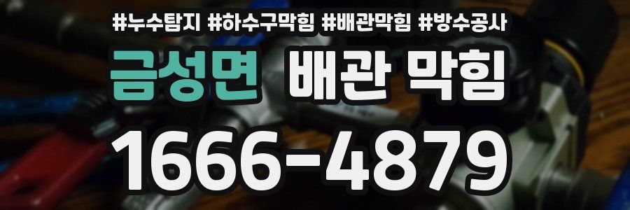 금성면 배관 막힘