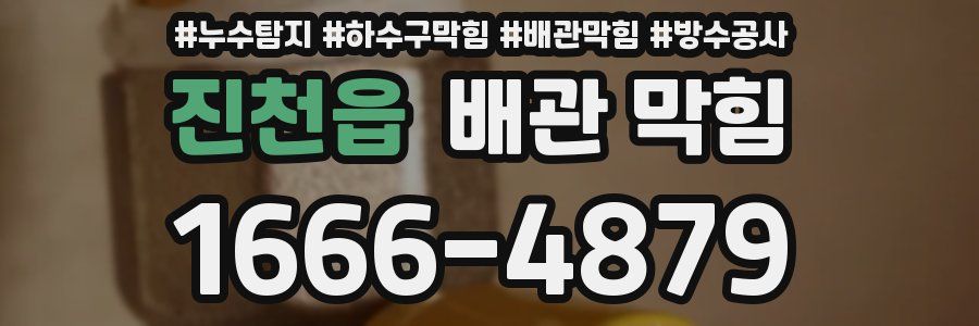 진천읍 배관 막힘