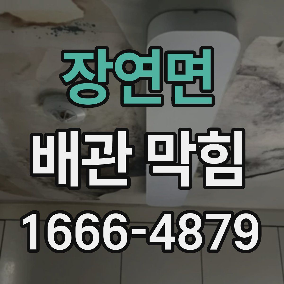 장연면 배관 막힘