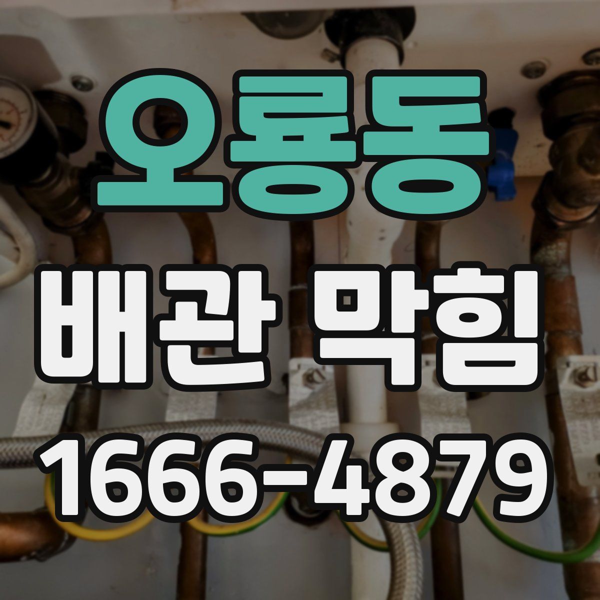 오룡동 배관 막힘