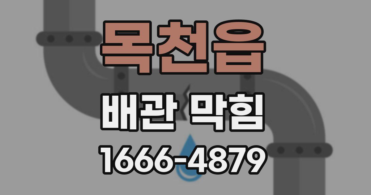 목천읍 배관 막힘