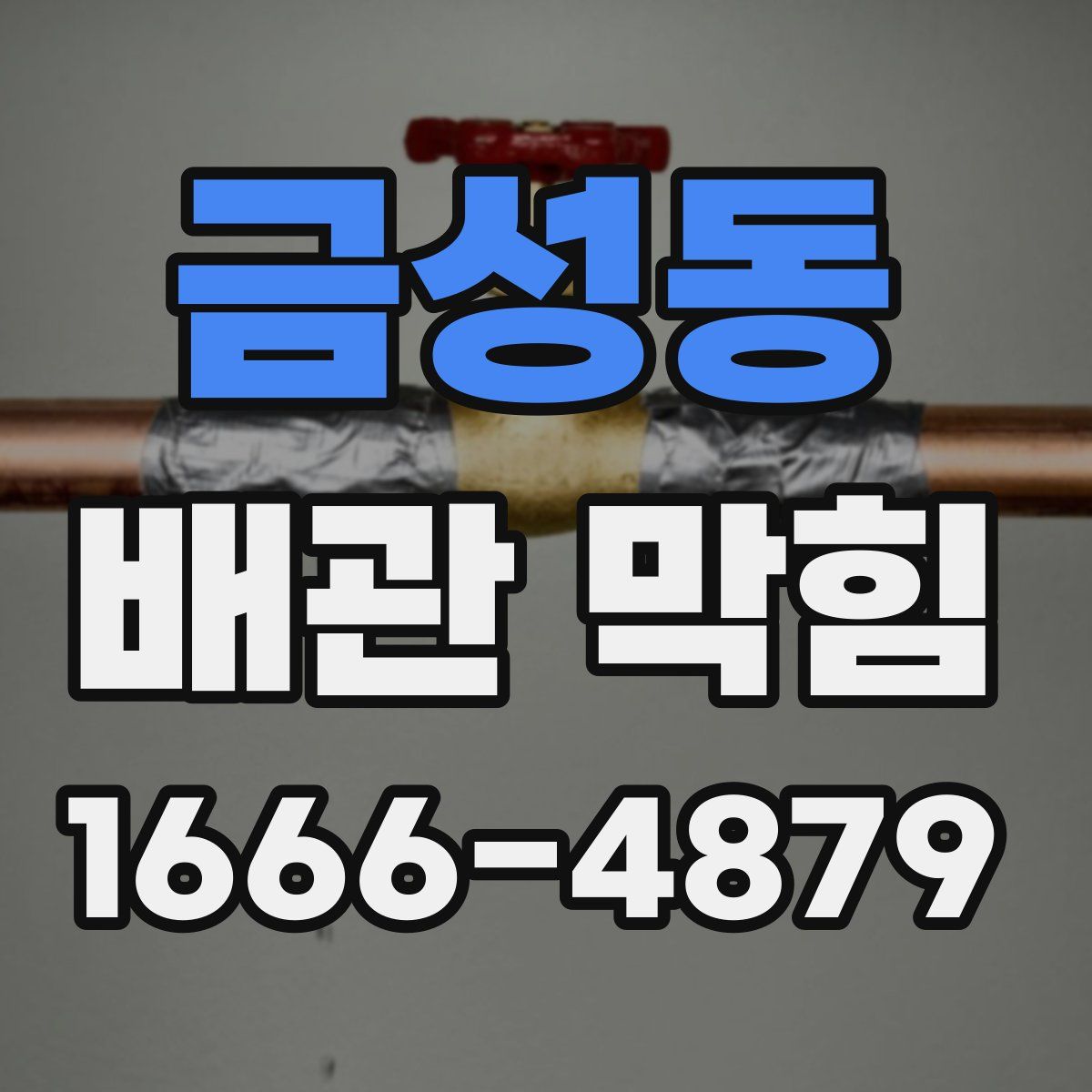 금성동 배관 막힘
