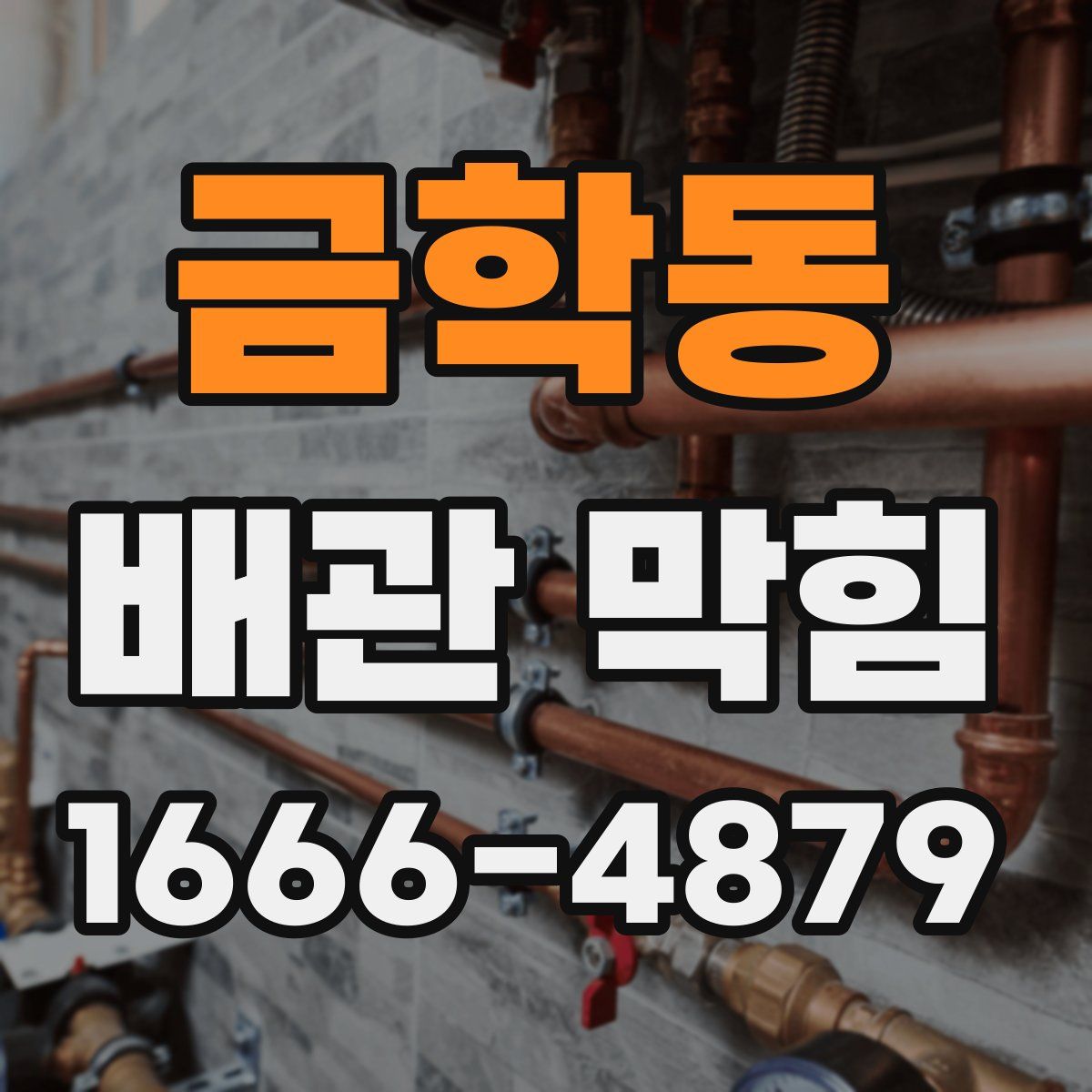 금학동 배관 막힘