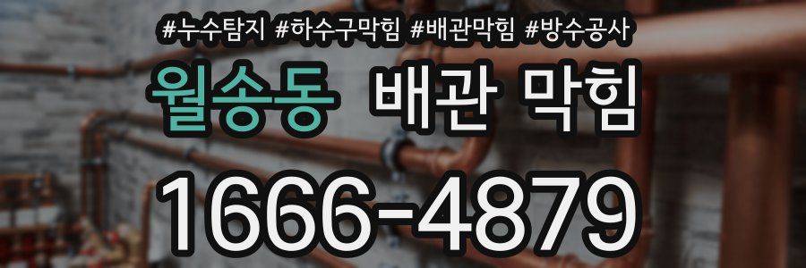 월송동 배관 막힘