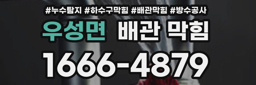 우성면 배관 막힘