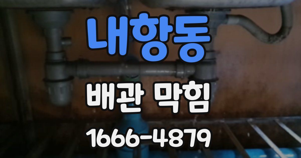 내항동 배관 막힘