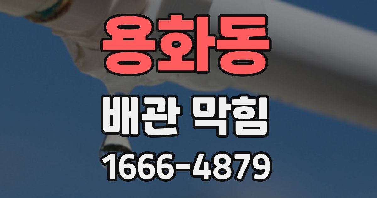 용화동 배관 막힘
