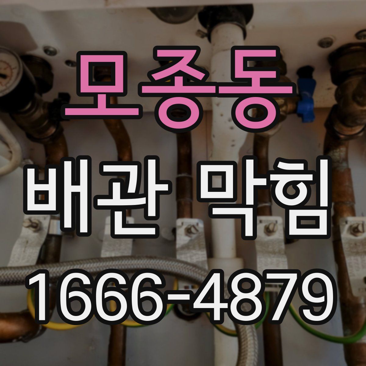모종동 배관 막힘
