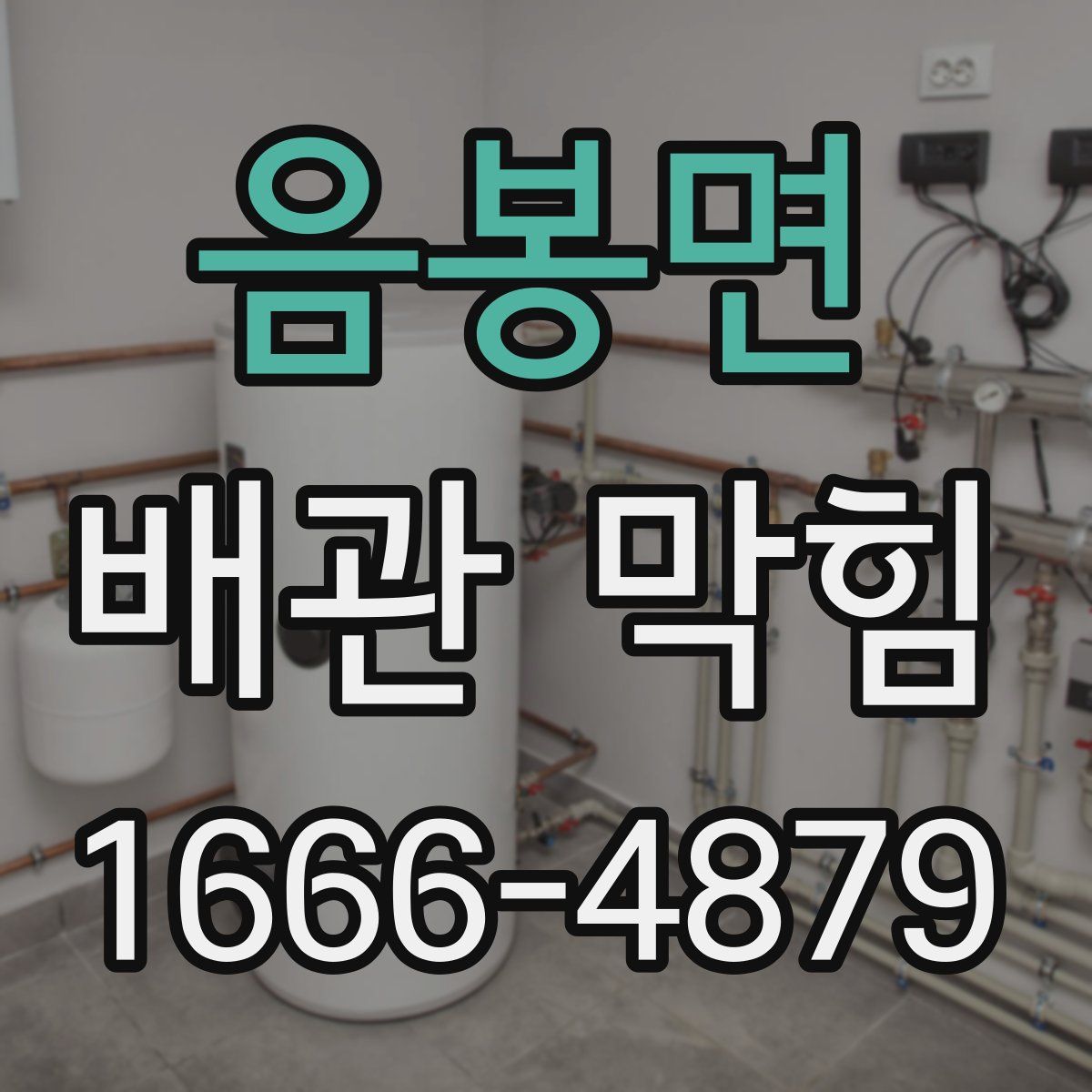 음봉면 배관 막힘