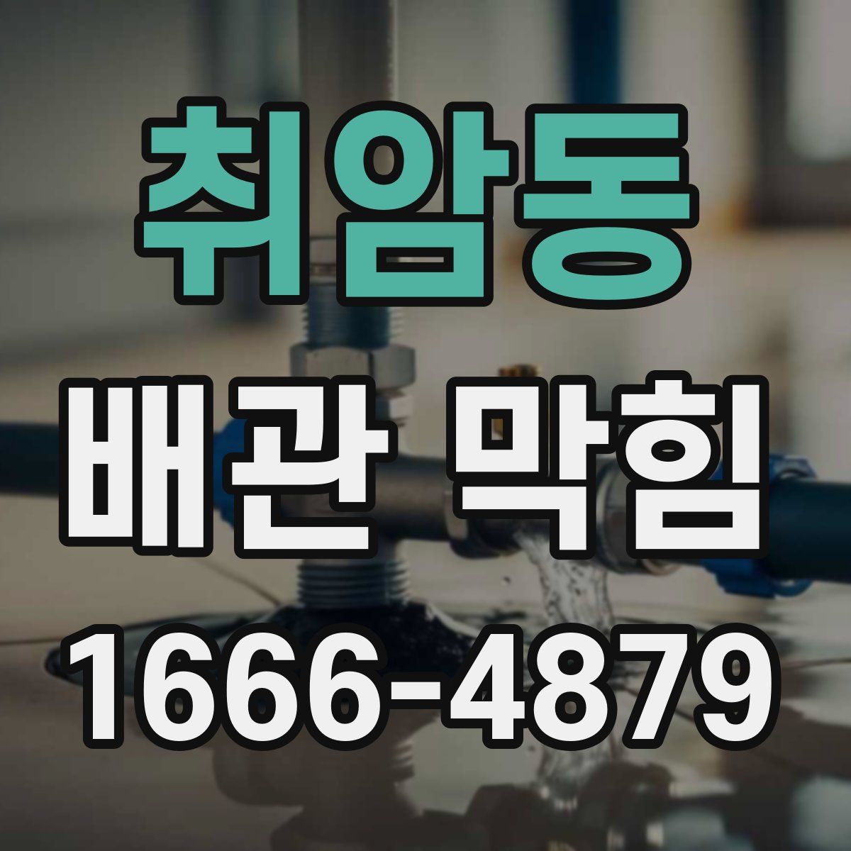 취암동 배관 막힘