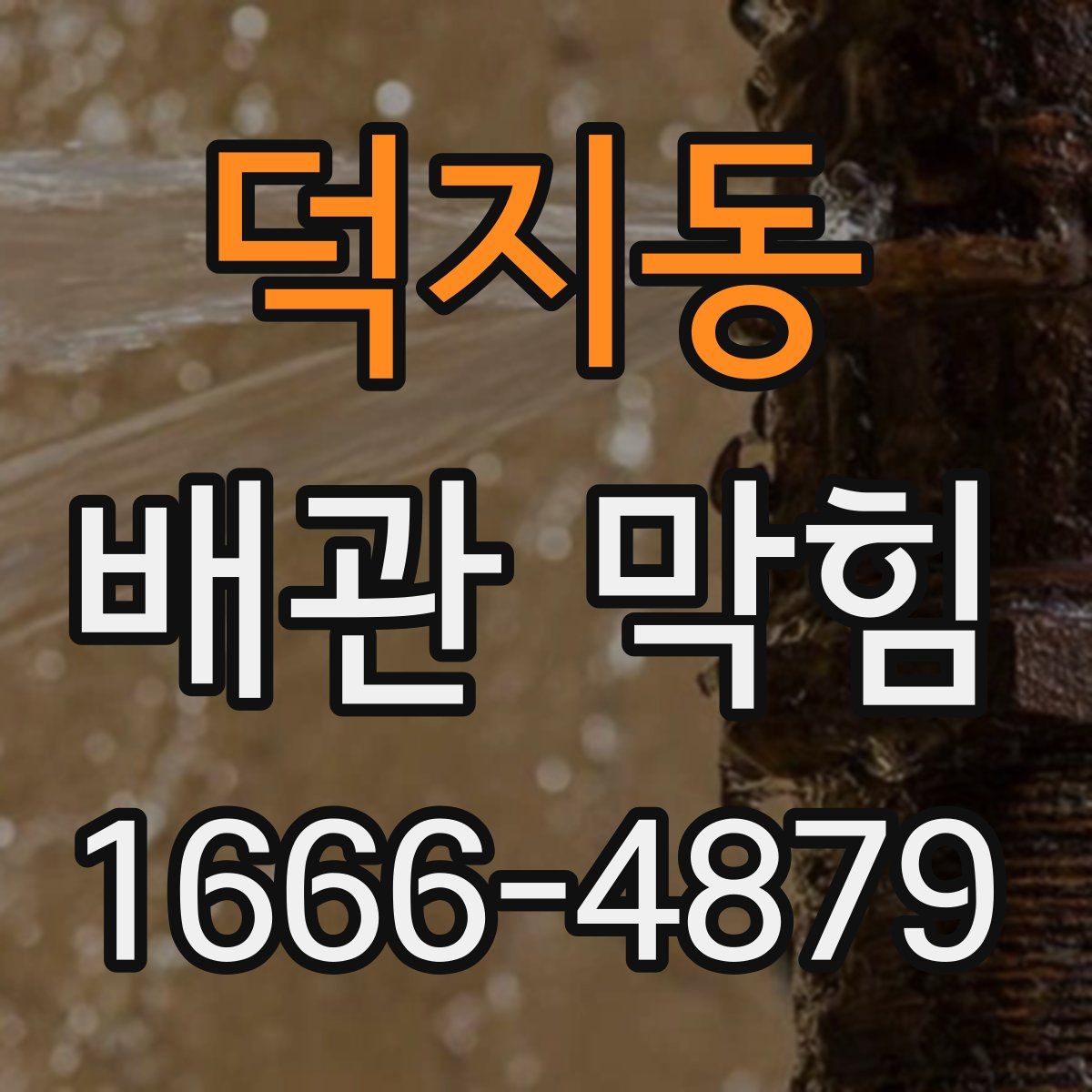덕지동 배관 막힘
