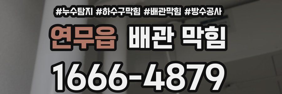 연무읍 배관 막힘