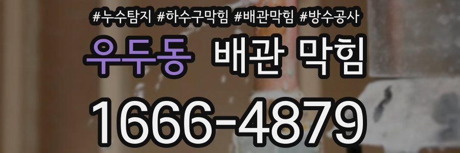 우두동 배관 막힘