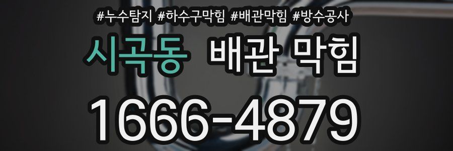 시곡동 배관 막힘
