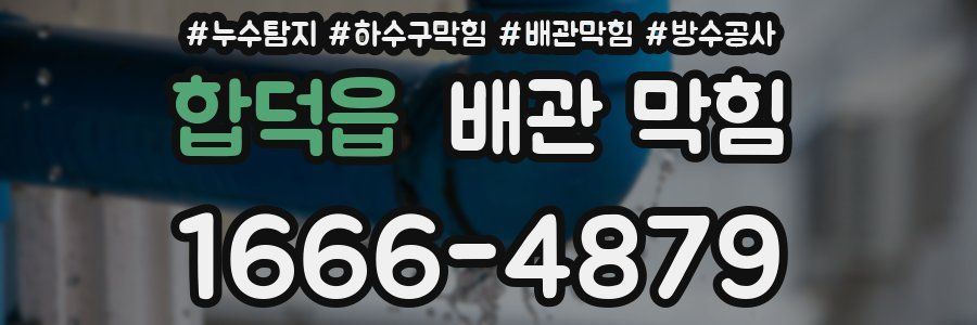 합덕읍 배관 막힘