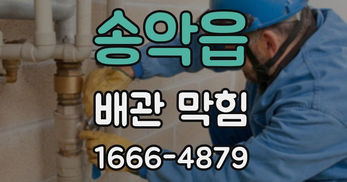 송악읍 배관 막힘