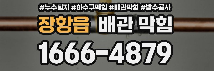 장항읍 배관 막힘