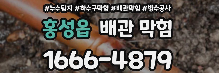 홍성읍 배관 막힘