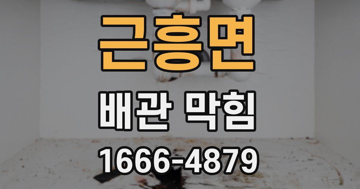 근흥면 배관 막힘