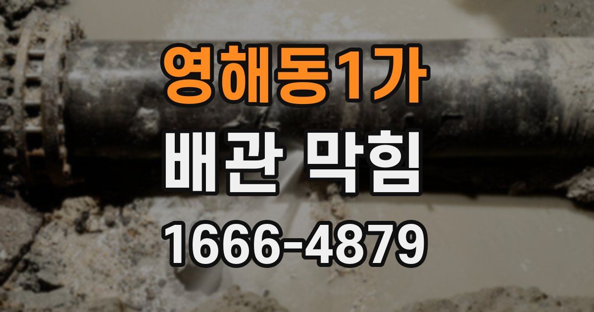 영해동1가 배관 막힘