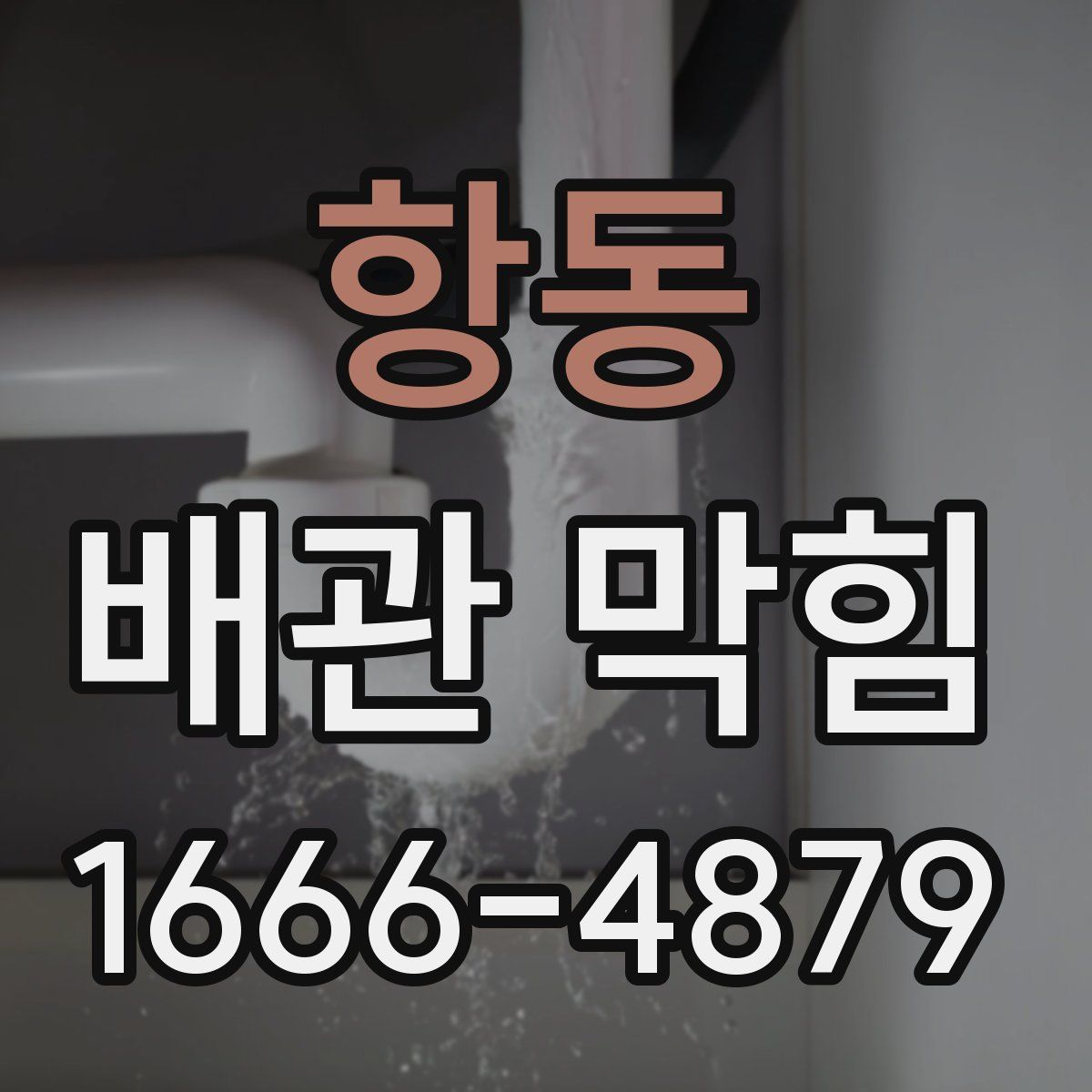 항동 배관 막힘