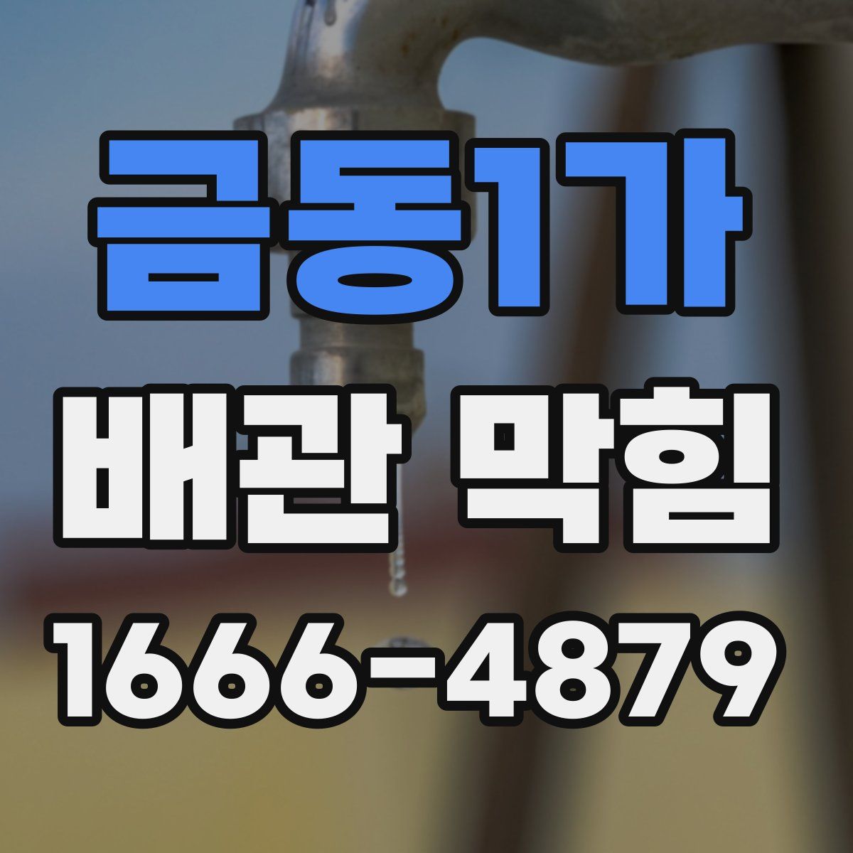 금동1가 배관 막힘
