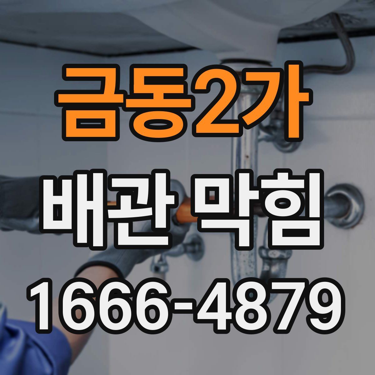 금동2가 배관 막힘