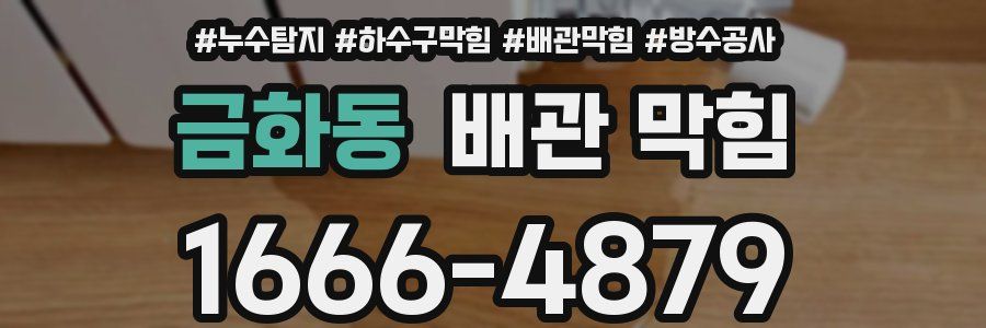 금화동 배관 막힘