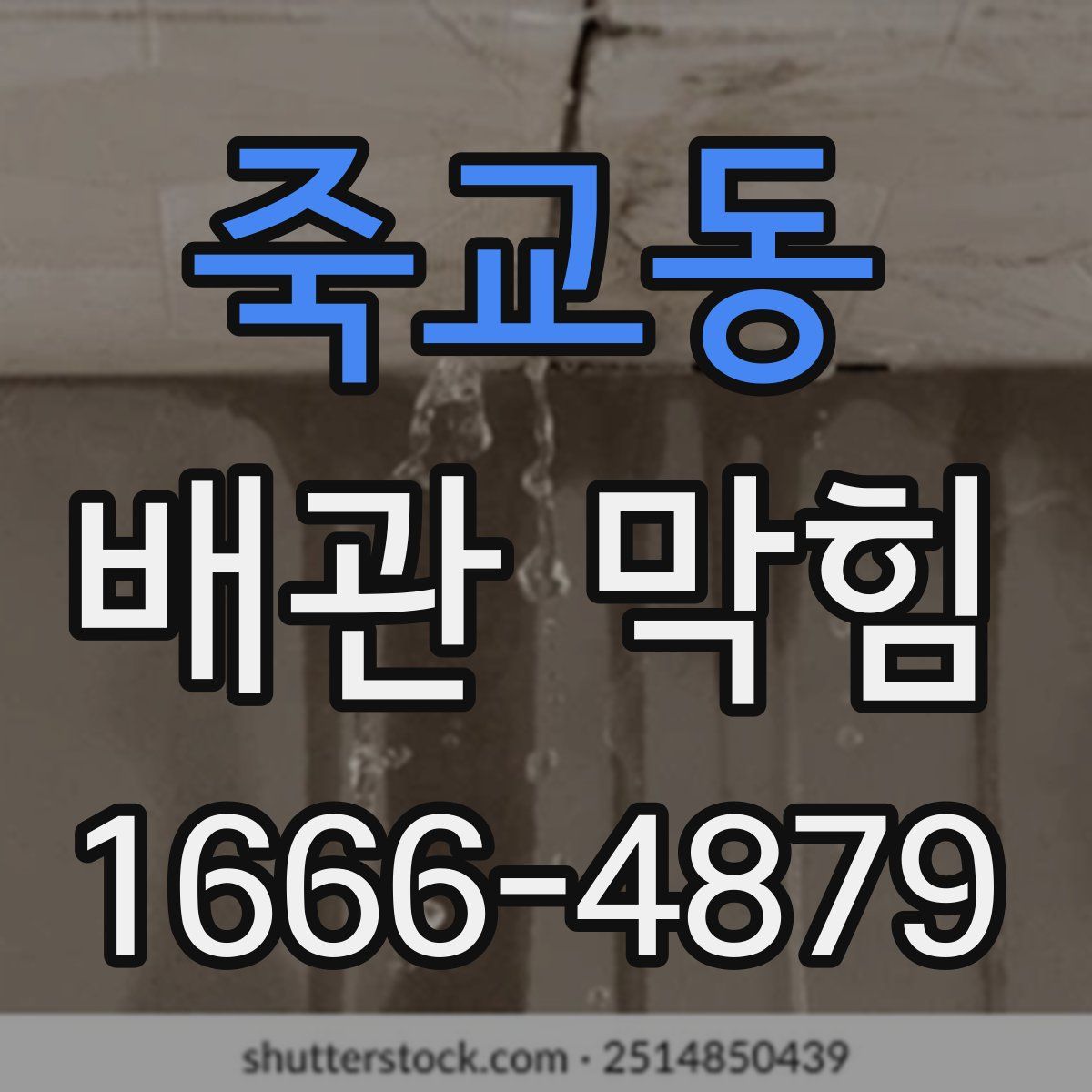 죽교동 배관 막힘