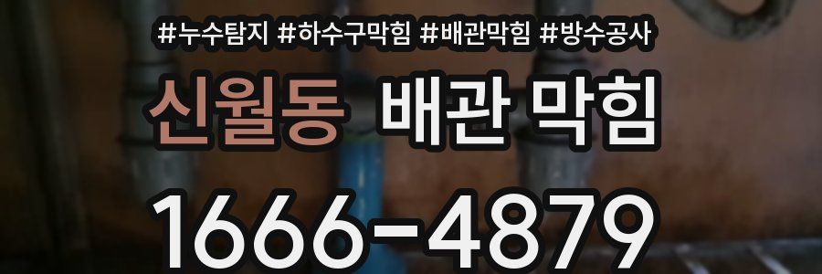 신월동 배관 막힘