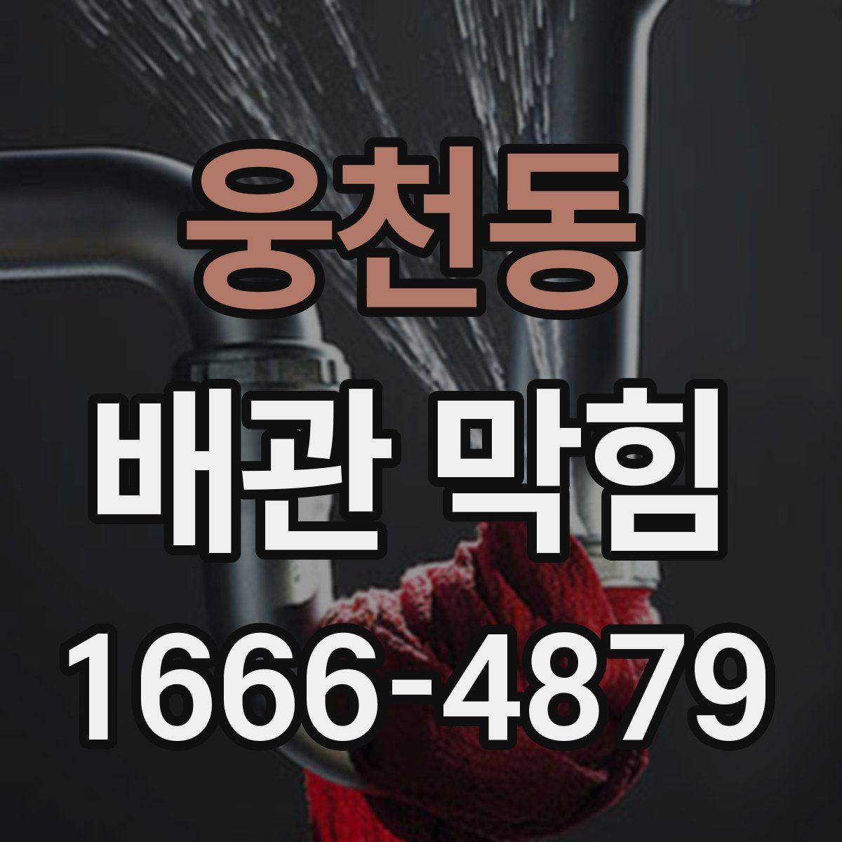 웅천동 배관 막힘