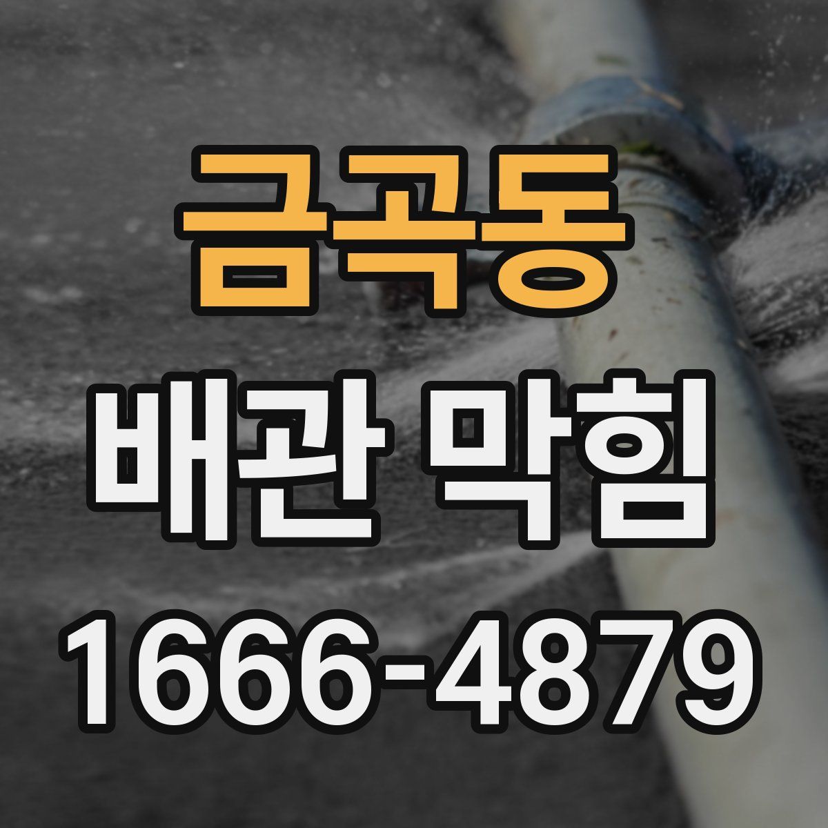 금곡동 배관 막힘
