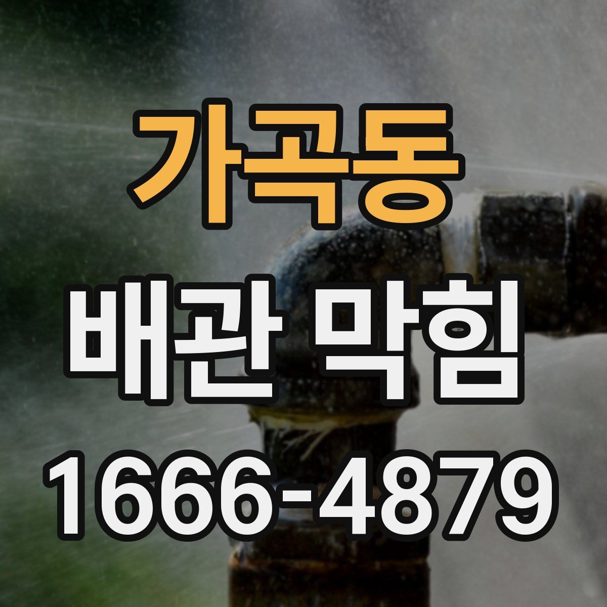 가곡동 배관 막힘