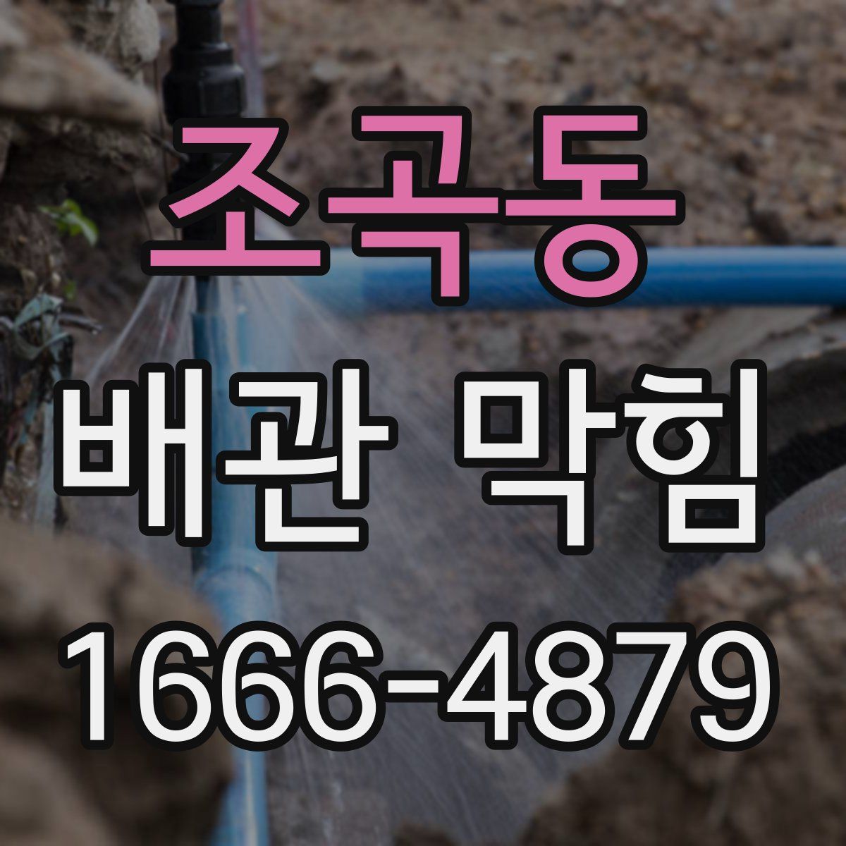 조곡동 배관 막힘